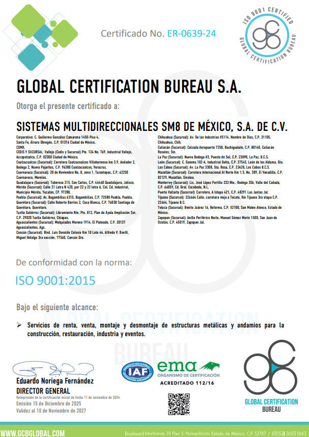 Certificado ISO