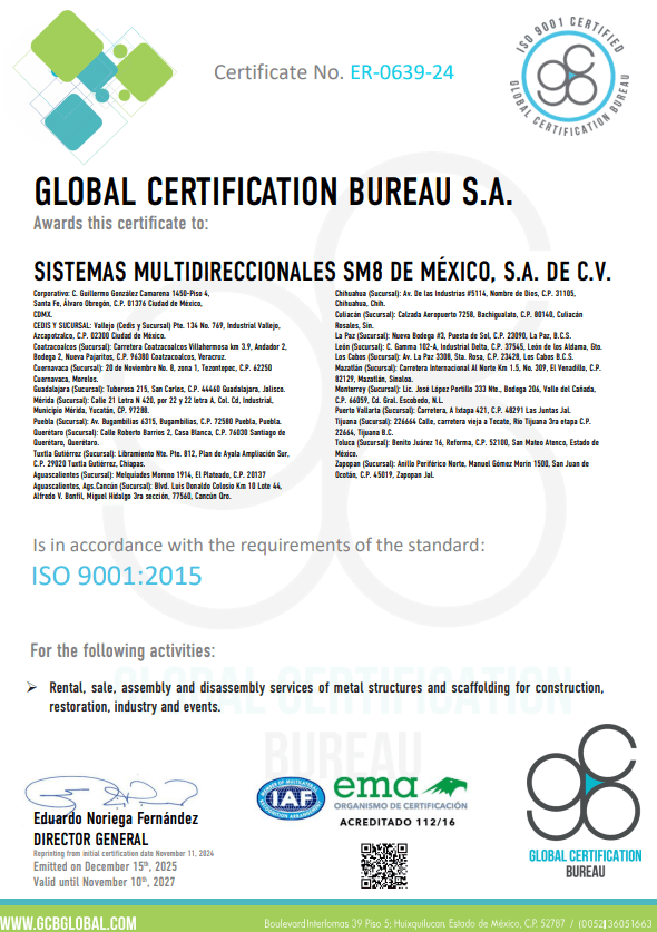 ISO Certificate
