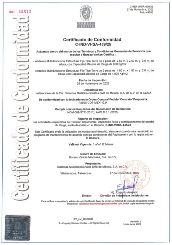 Certificado Bureau
