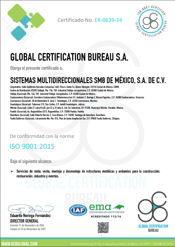 Certificado ISO